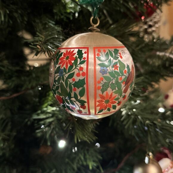 Hallmark 1978 Our First Christmas Together Ornament Vintage Heart Doves Keepsake - Picture 3 of 5